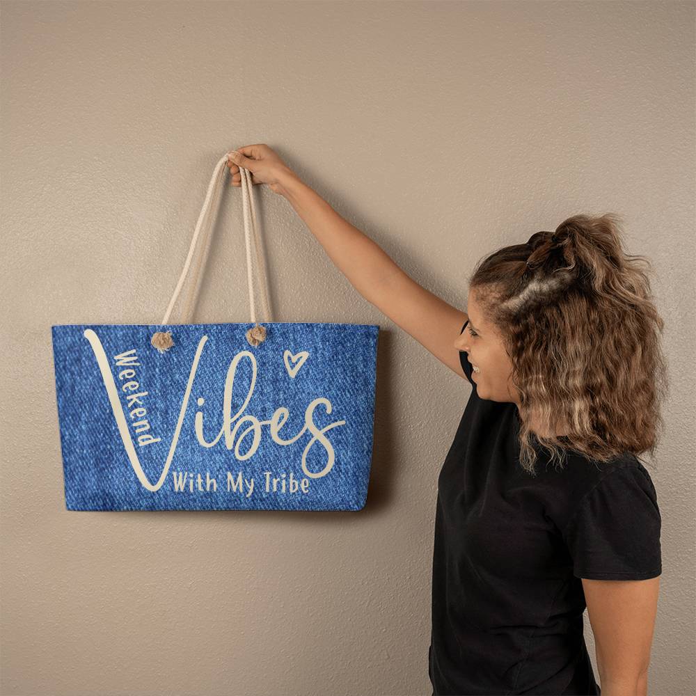 Weekend Vibes Weekender Tote Bag