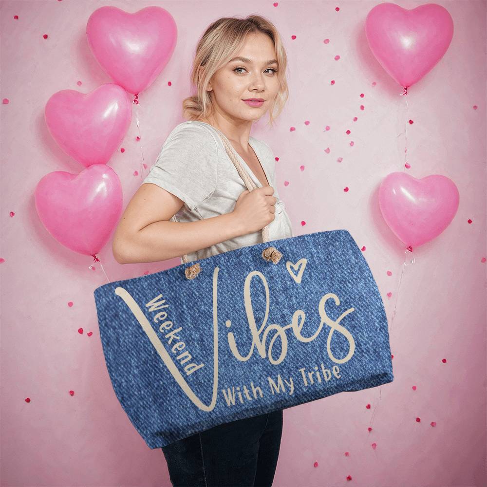 Weekend Vibes Weekender Tote Bag