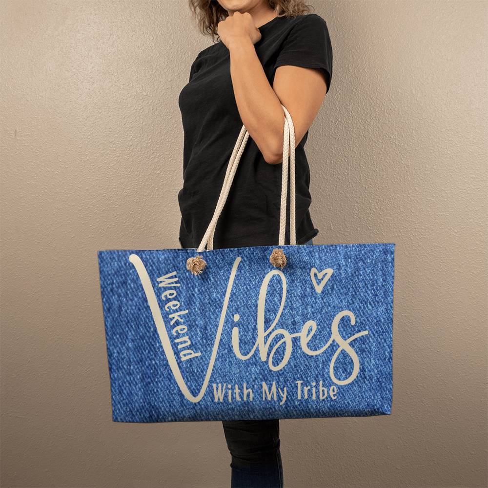 Weekend Vibes Weekender Tote Bag