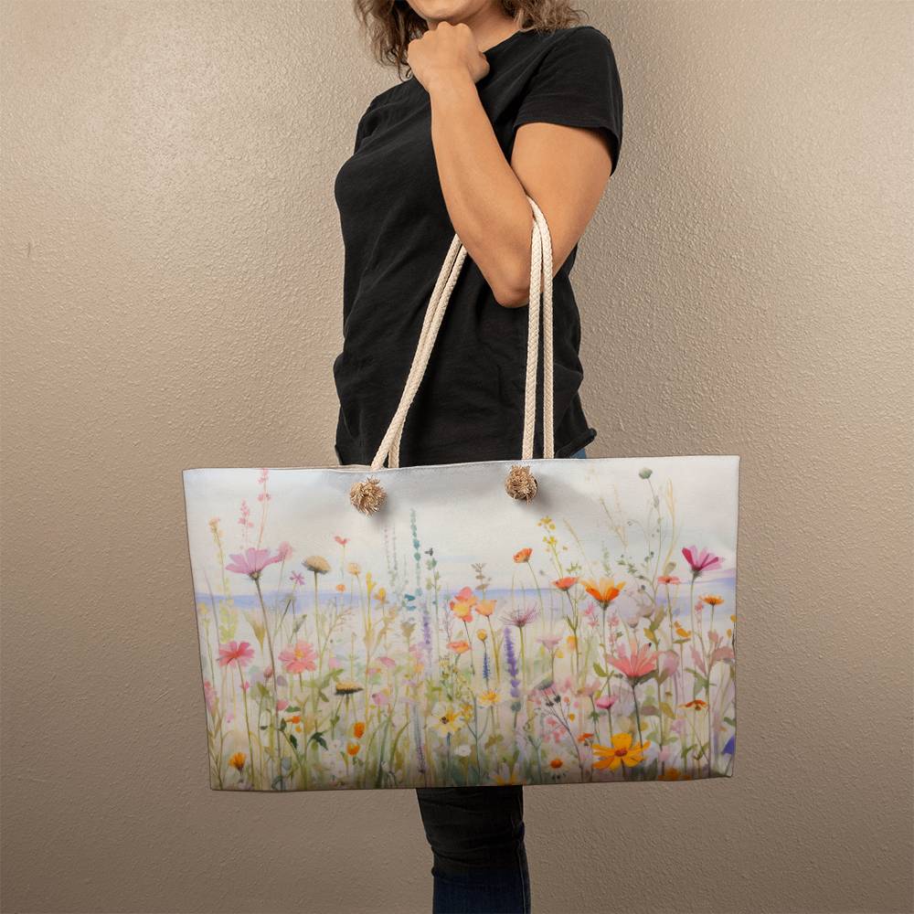 Wildflower Beach Weekender Tote Bag