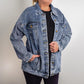 LOVE Chickens Oversized Women's DTG Denim Jacket