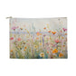Wildflower Beach Large Fabric Zippered Pouch