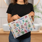 Mom Daily Affirmations Large Fabric Zippered Pouch