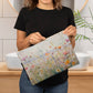 Wildflower Beach Large Fabric Zippered Pouch