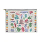 Mom Daily Affirmations Large Fabric Zippered Pouch