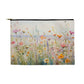 Wildflower Beach Large Fabric Zippered Pouch
