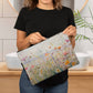 Wildflower Beach Large Fabric Zippered Pouch