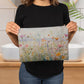 Wildflower Beach Large Fabric Zippered Pouch