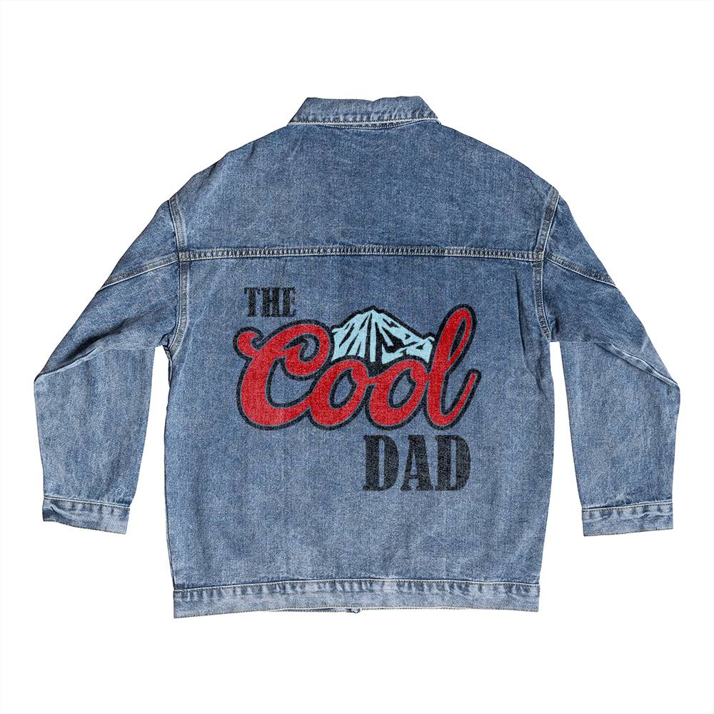 The Cool Dad Men's DTG Denim Jacket