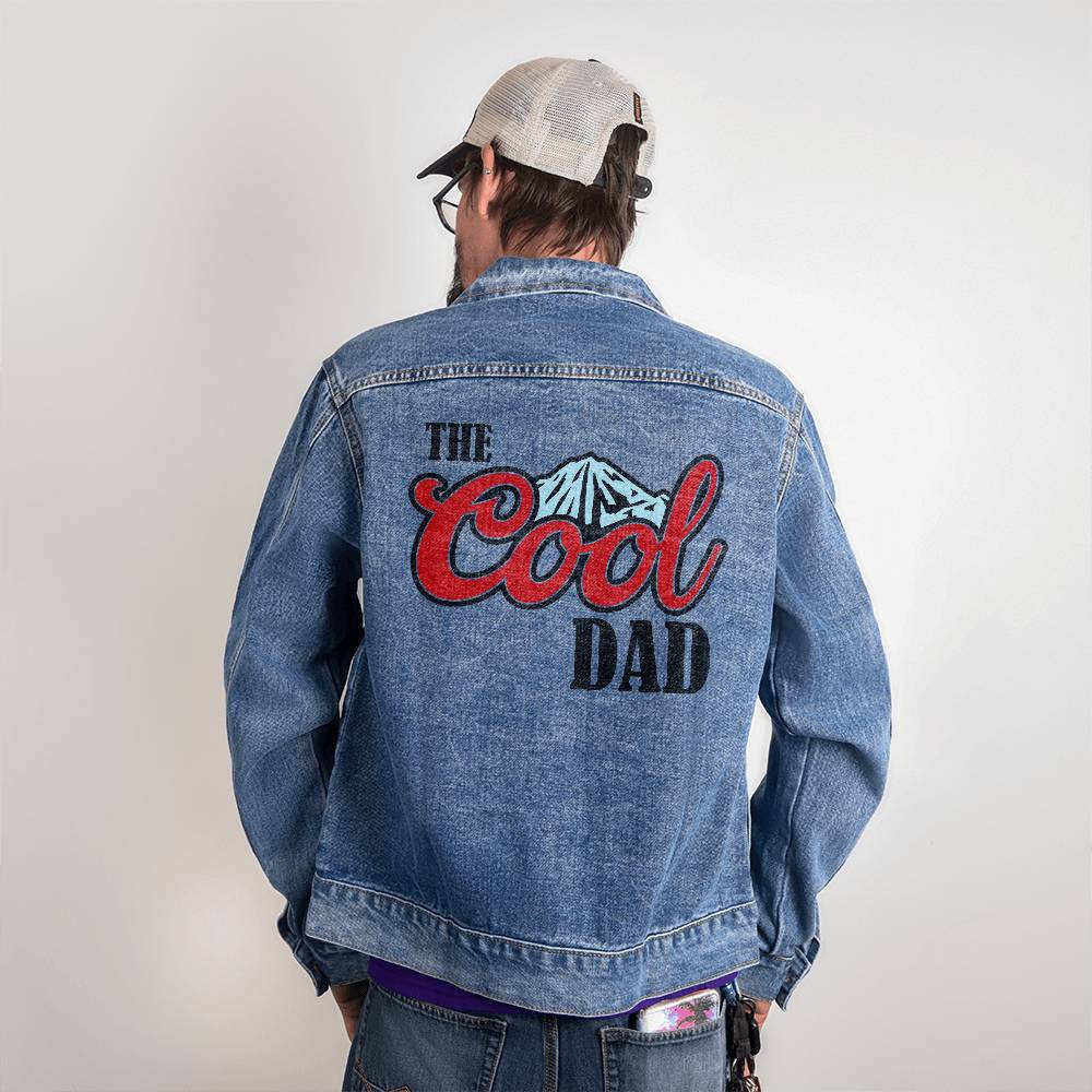 The Cool Dad Men's DTG Denim Jacket