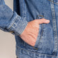 Custom Baseball Is My Favorate Season Men's DTG Denim Jacket