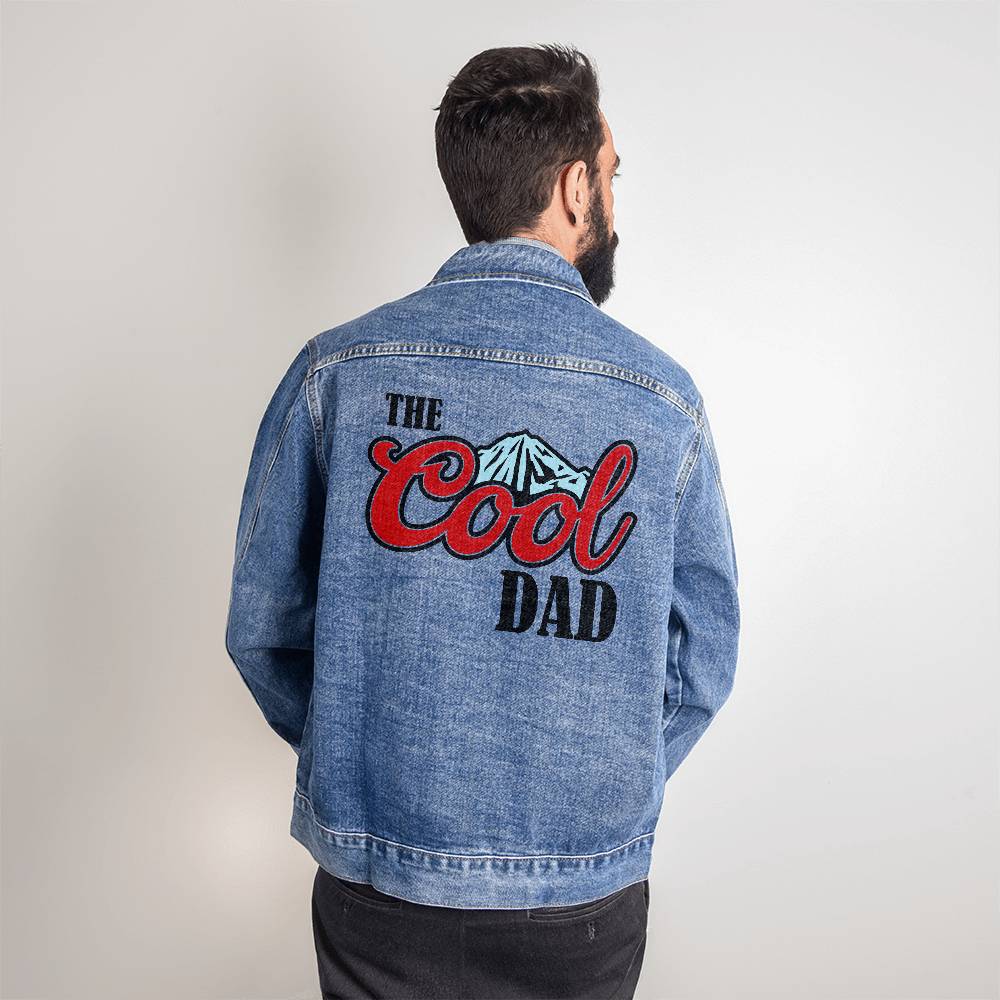 The Cool Dad Men's DTG Denim Jacket