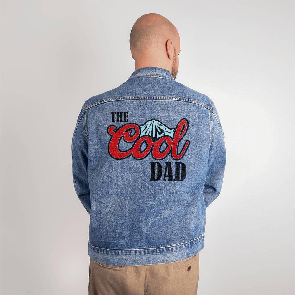 The Cool Dad Men's DTG Denim Jacket