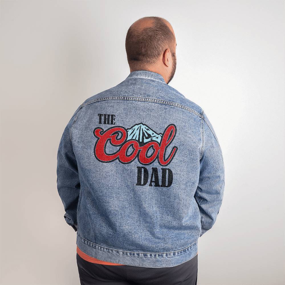 The Cool Dad Men's DTG Denim Jacket