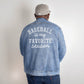 Custom Baseball Is My Favorate Season Men's DTG Denim Jacket