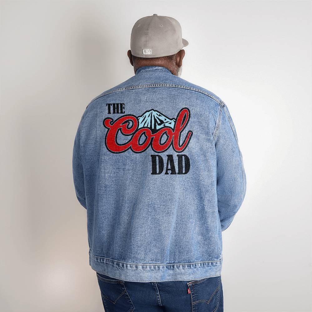 The Cool Dad Men's DTG Denim Jacket