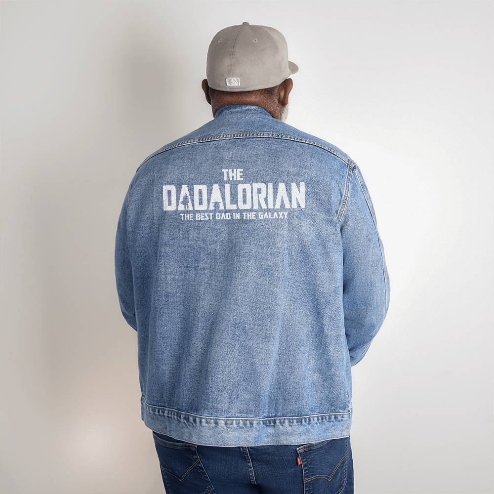 Dadalorian Men's DTG Denim Jacket