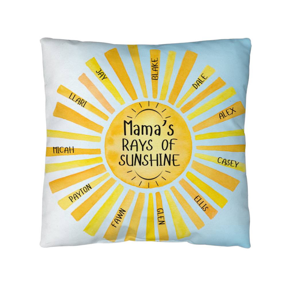 Mama's Rays Of Sunshine Indoor/Outdoor Pillow