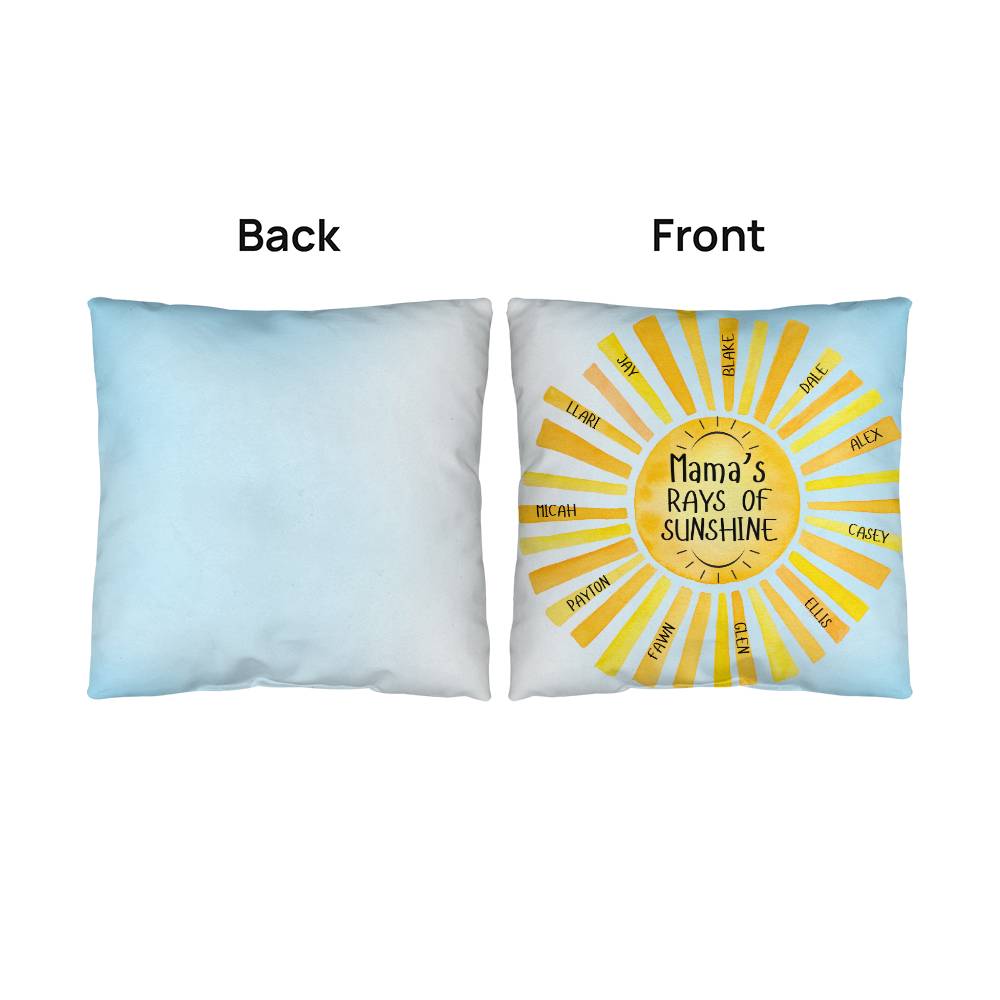 Mama's Rays Of Sunshine Indoor/Outdoor Pillow