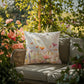 Wildflower Beach Outdoor Throw Pillow