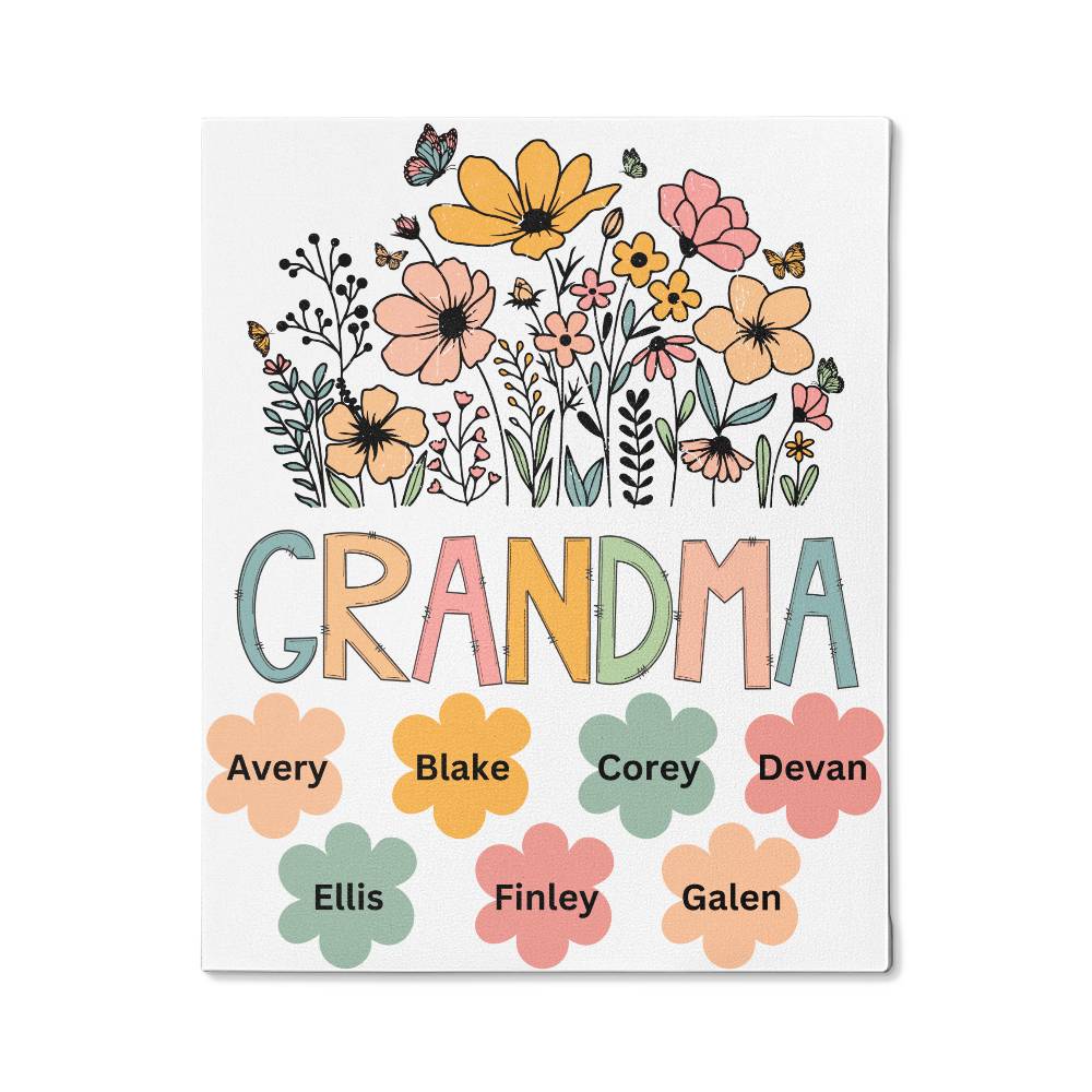 Grandma Gallery Wrapped Canvas