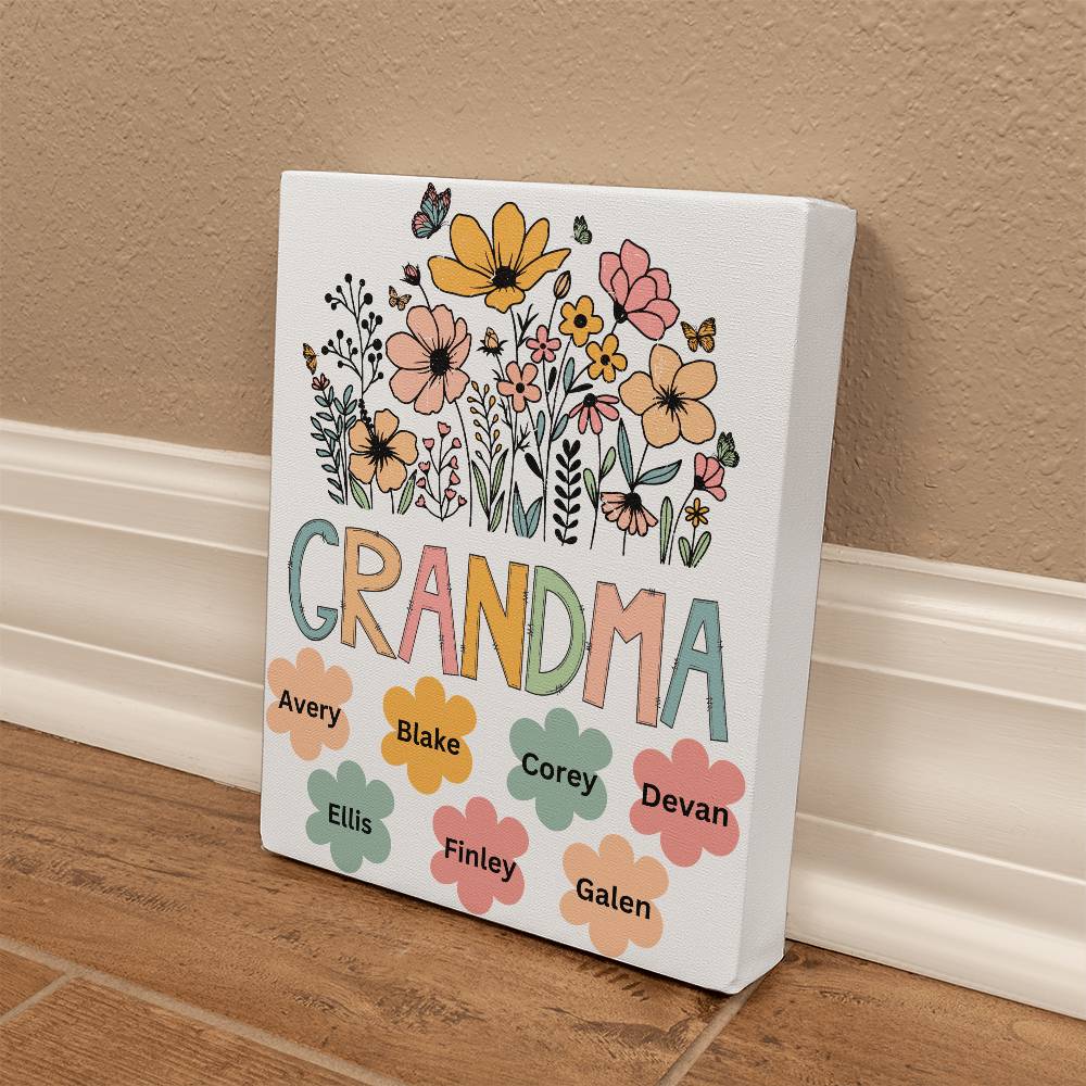 Grandma Gallery Wrapped Canvas