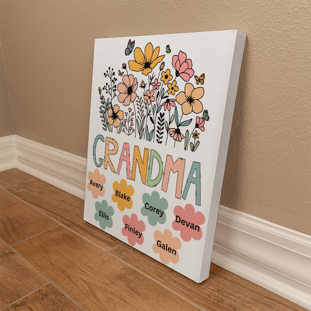 Grandma Gallery Wrapped Canvas