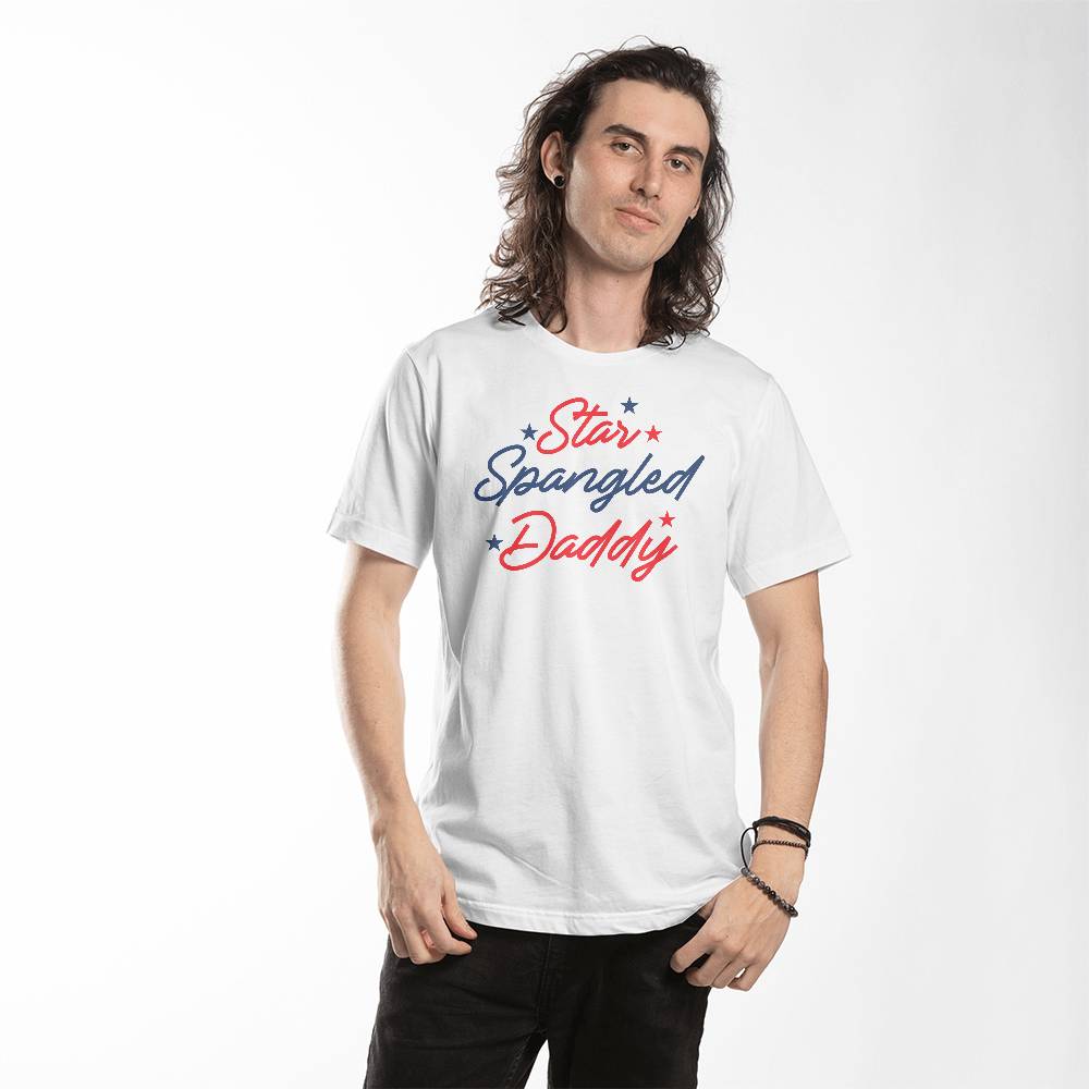 Star Spangled Daddy Jersey Tee Bella + Canvas