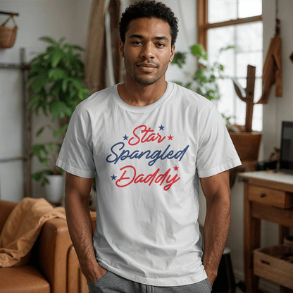 Star Spangled Daddy Jersey Tee Bella + Canvas