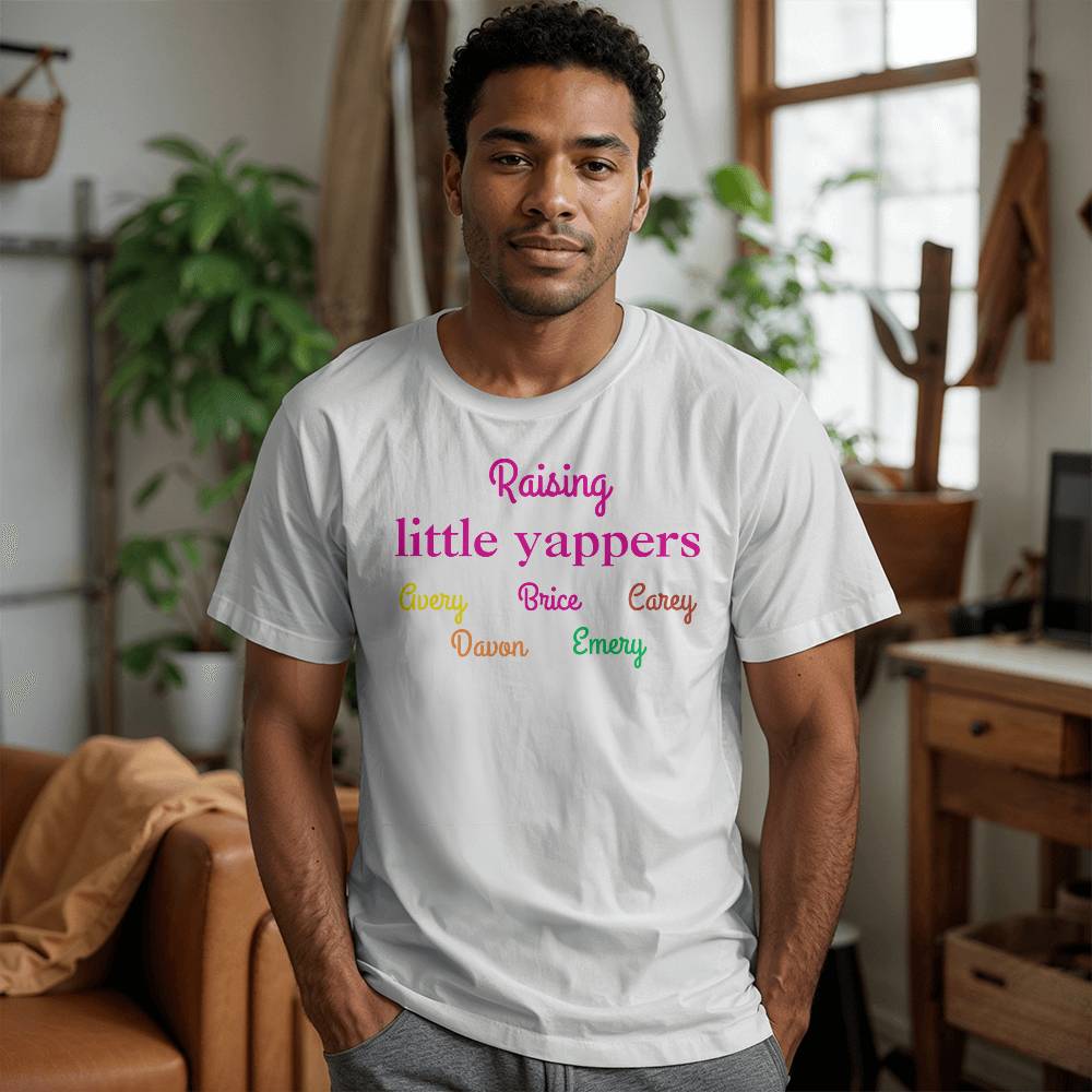 Raising Little Yappers Jersey Tee Bella + Canvas 3001