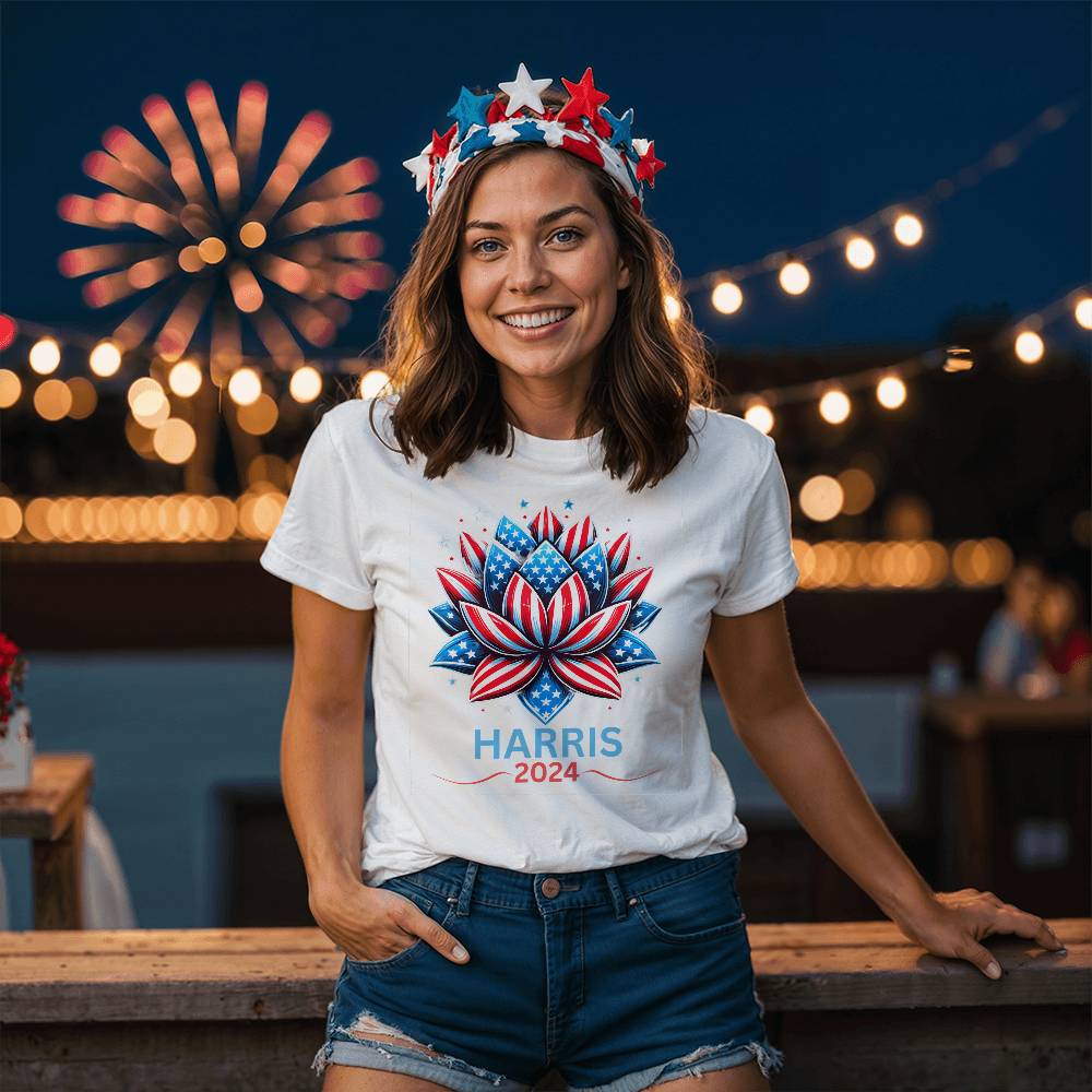 Lotus Harris Election 2024 Bella + Canvas Jersey Tee