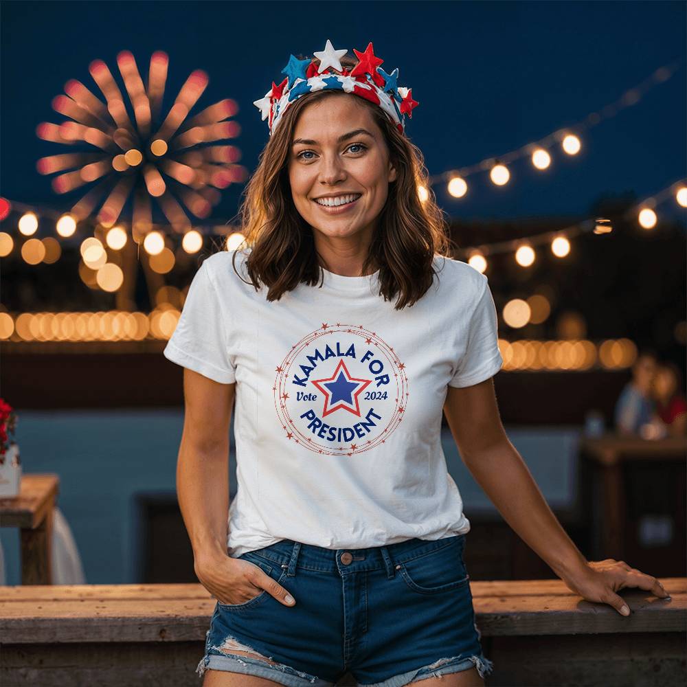 Kamala For President Election Bella + Canvas Jersey Tee