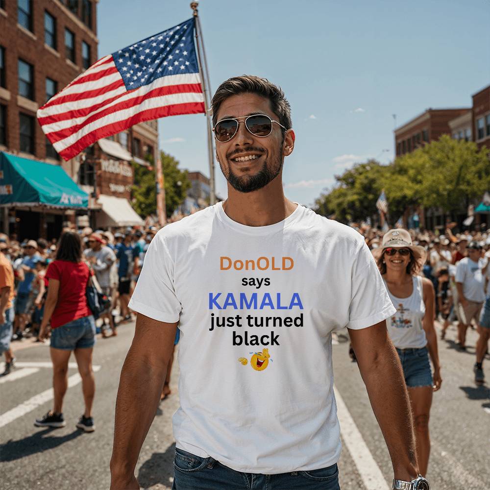 Donald Says Harris Election Bella + Canvas Jersey Tee