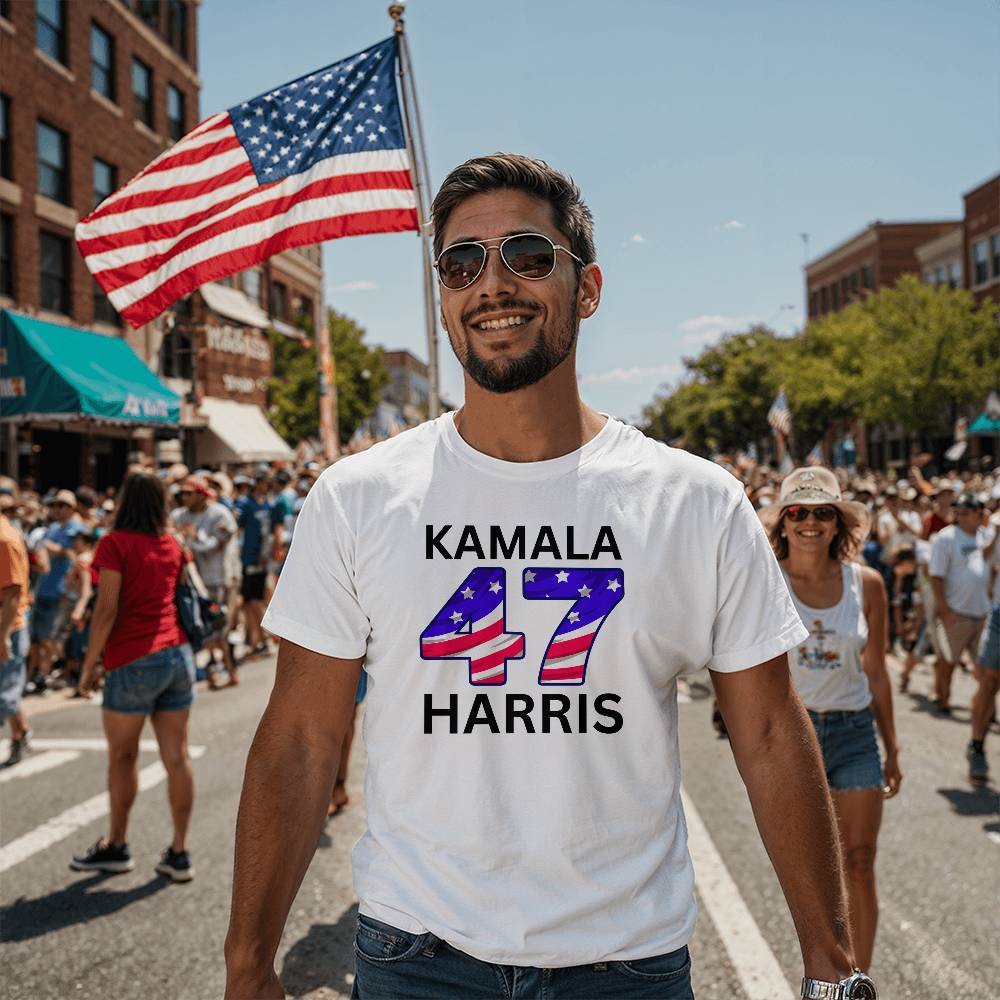 Harris 47 Election Bella + Canvas Jersey Tee