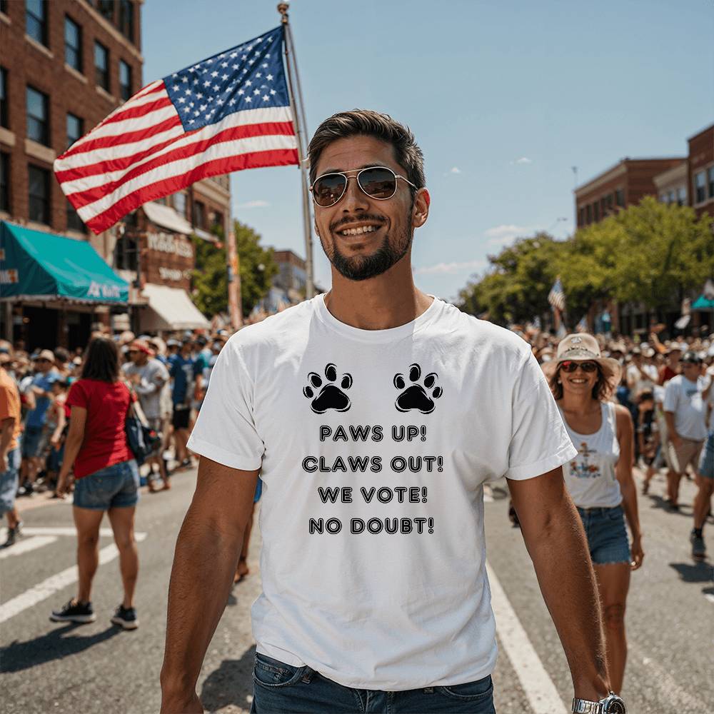 PAWS Out Harris Election Bella + Canvas Jersey Tee