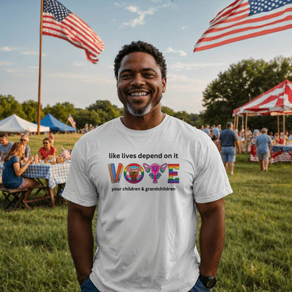 VOTE Harris Election Bella + Canvas Jersey Tee