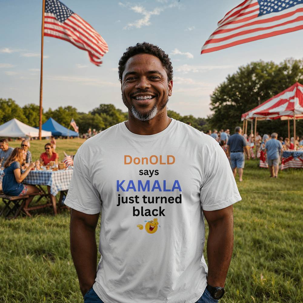 Donald Says Harris Election Bella + Canvas Jersey Tee