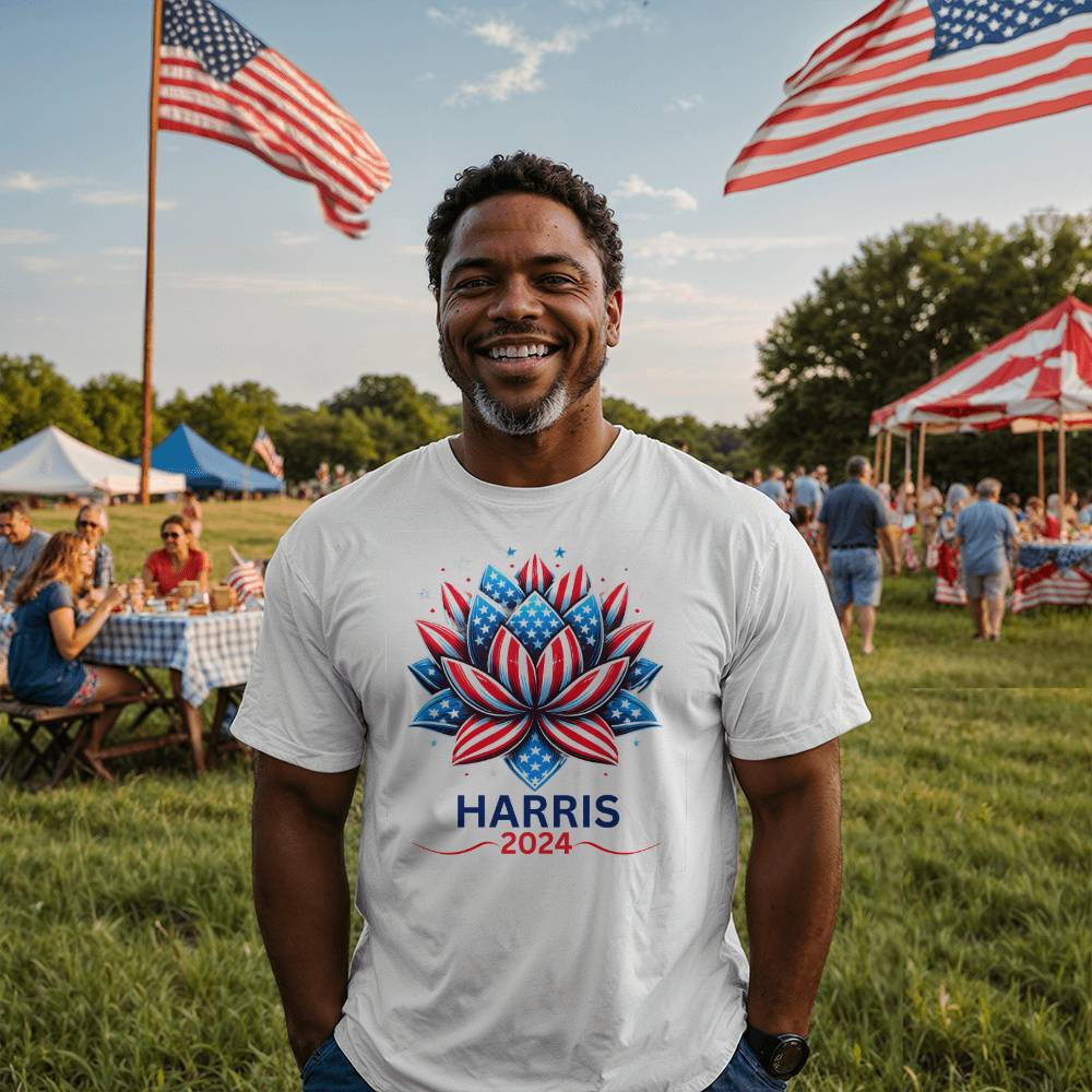 Lotus Harris Election 2024 Bella + Canvas Jersey Tee