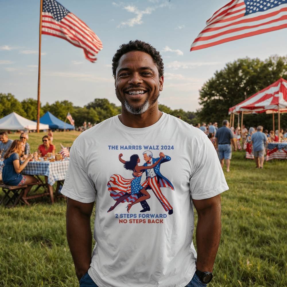 The Harris Walz 2024 Election Bella + Canvas Jersey Tee