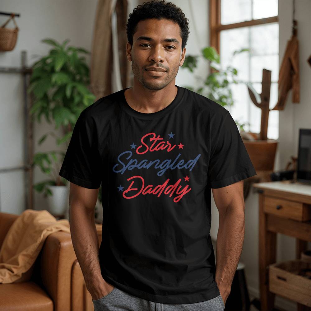 Star Spangled Daddy Jersey Tee Bella + Canvas