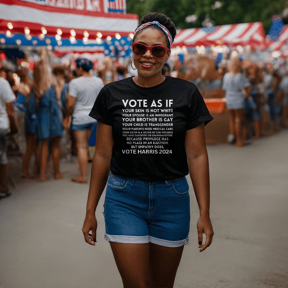 VOTE HARRIS Election 2024 Bella + Canvas Jersey Tee