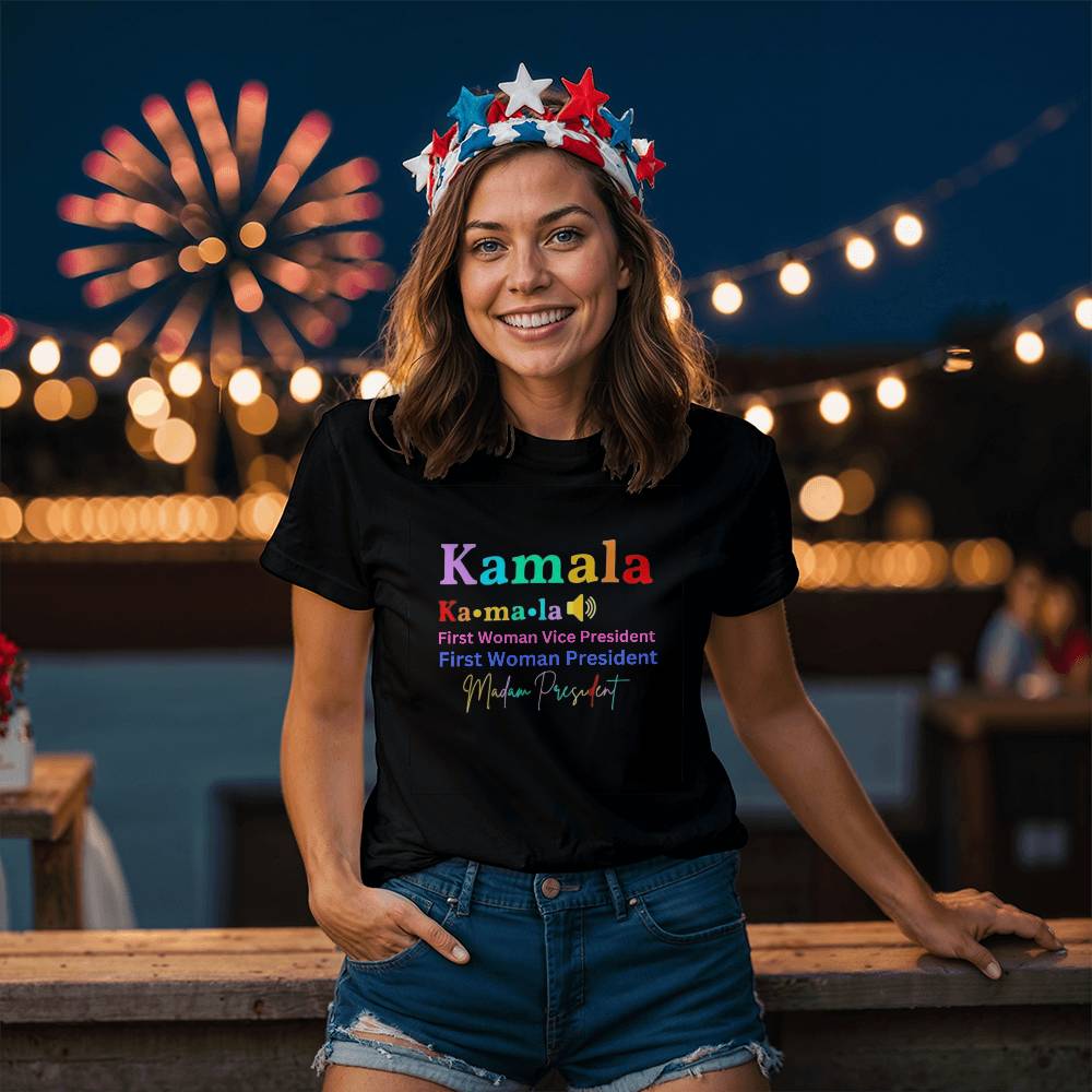 Kamala Harris Election Bella + Canvas Jersey Tee