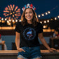 Flamingo Lotus Chucks & Pearls Election Bella + Canvas Jersey Tee