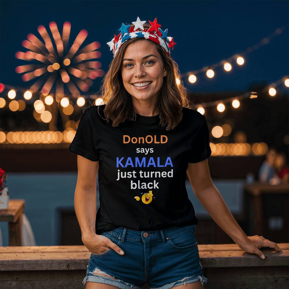 Donald Says Harris Election Bella + Canvas Jersey Tee