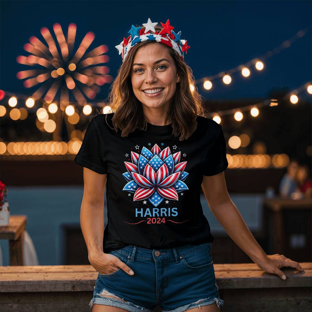 Lotus Harris Election 2024 Bella + Canvas Jersey Tee