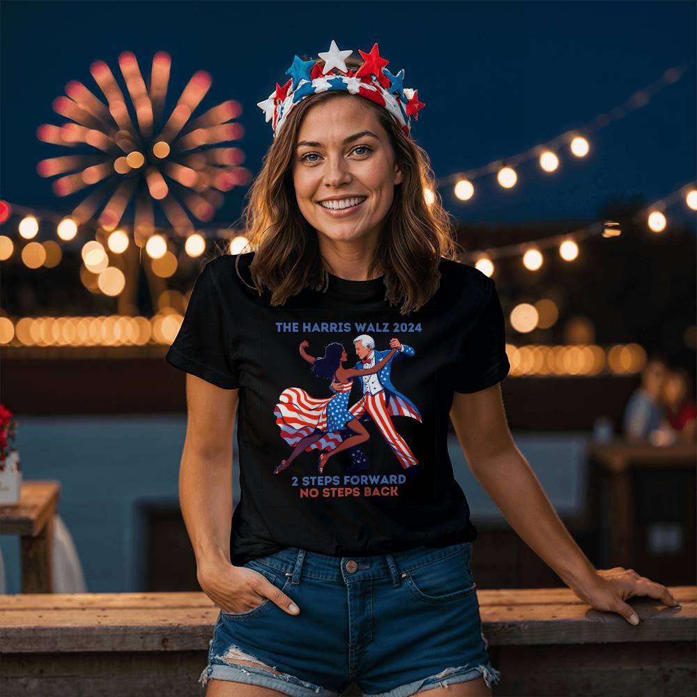 The Harris Walz 2024 Election Bella + Canvas Jersey Tee