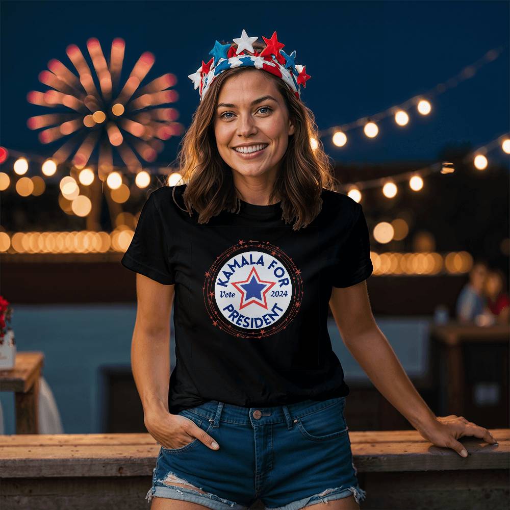 Kamala For President Election Bella + Canvas Jersey Tee