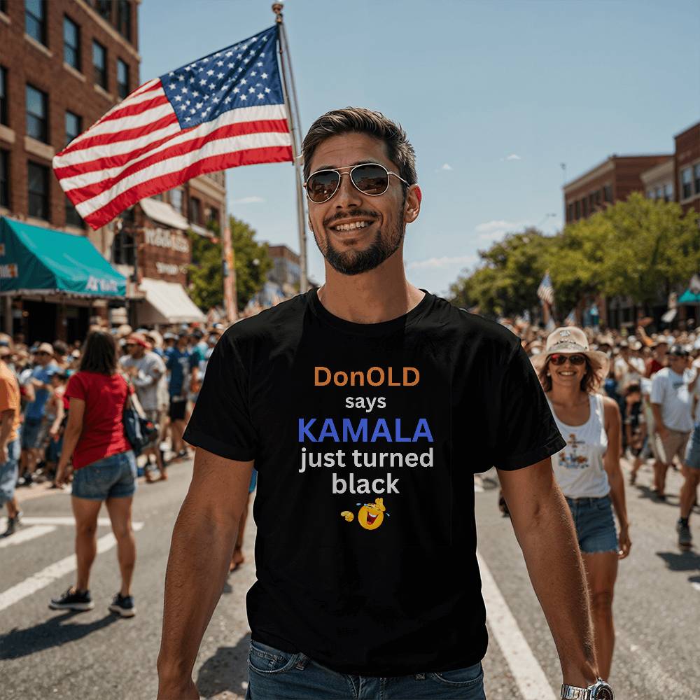 Donald Says Harris Election Bella + Canvas Jersey Tee