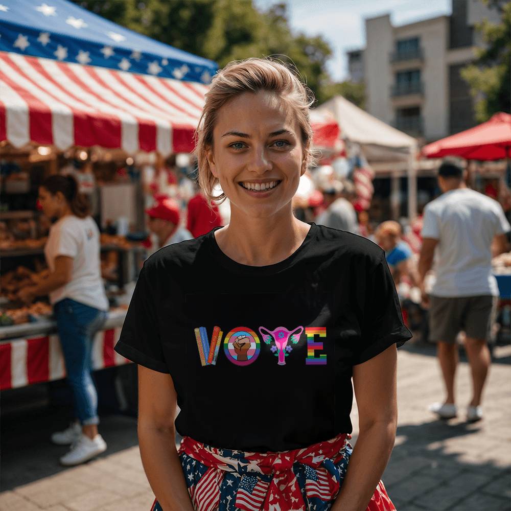 VOTE Harris Election Bella + Canvas Jersey Tee