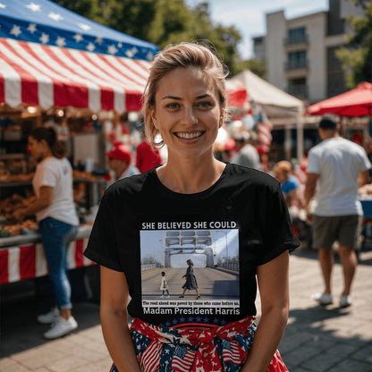 Madam President Harris Election Bella + Canvas Jersey Tee